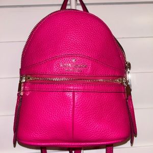 Pink backpack